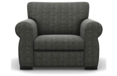 Heart of House Chloe Fabric Chair - Grey